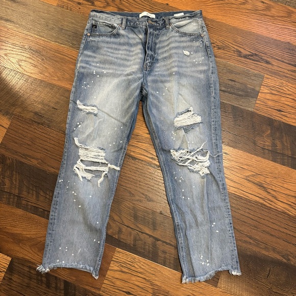KanCan Light Blue Distressed Jeans - Picture 1 of 8